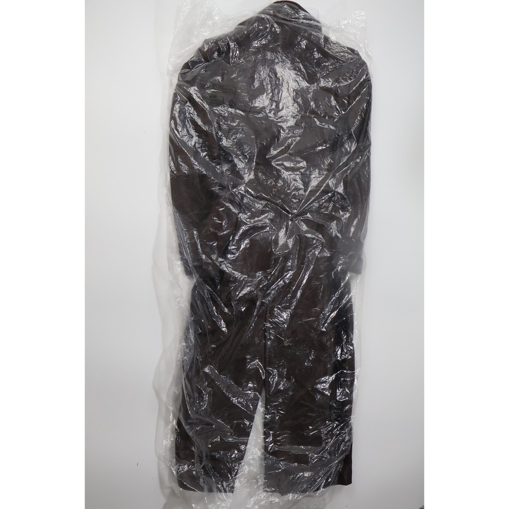 Reiss Hattie Leather Trench Coat 6 Chocolate Brown 100%  Leather Retail $1245 - Picture 5 of 11